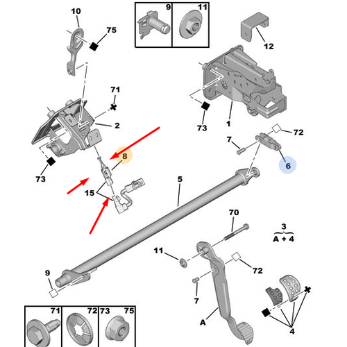 ORIJINAL  307 Fren M���r�   453440