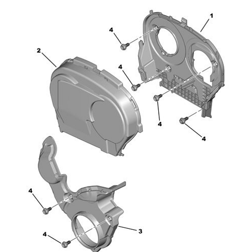 ORIJINAL 1.4 16V TRGER KAPAK ET3J4 ST ARKA 0320W6