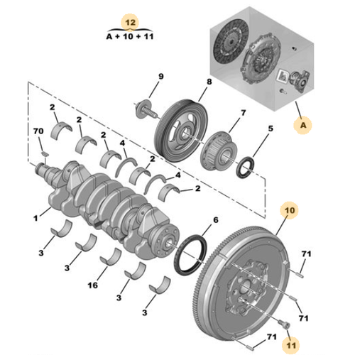 ORIJINAL DEBRIYAJ+VOLAN SET (9677933380-0532.T4-9814068080)   1628939980