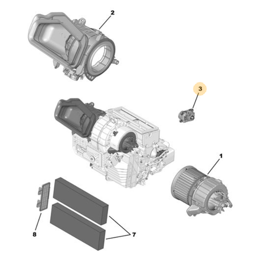 ORIJINAL KLMA MOTORU REDKTRL 308 T9    1610496880