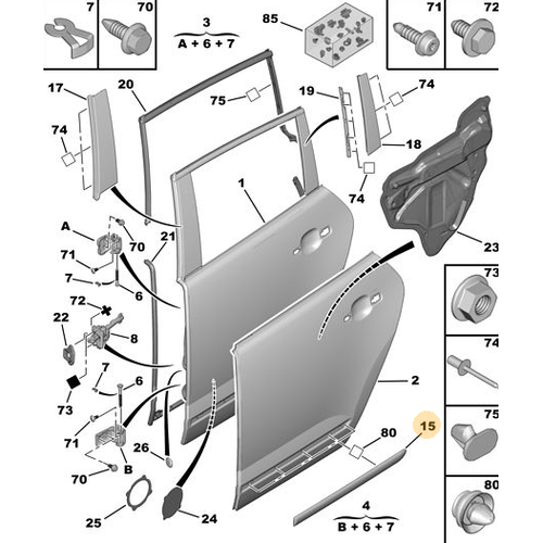 Orijinal Arka Kap Koruyucu Sa 3008 T84 8546Y7