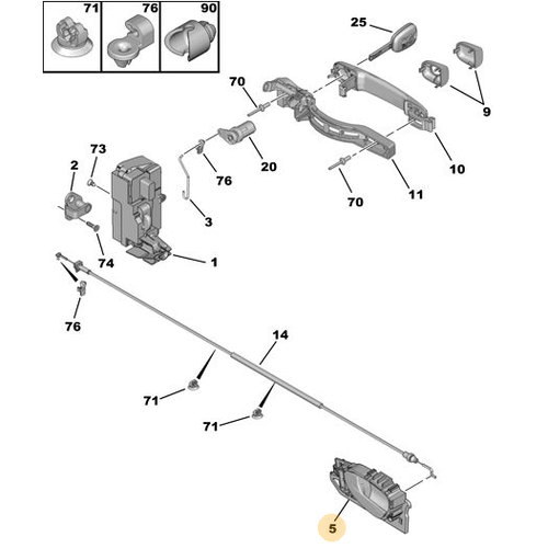 ORIJINAL 307 Kap� ��i A�ma Kolu - Sa�   9143F5