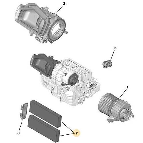 POLEN FILTRESI (308-T9/508-R8) (1.5-1.6 HDI)   9804163480