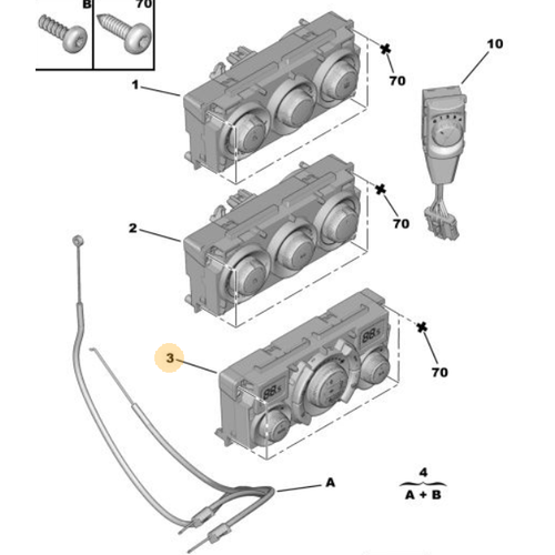 Orijinal 5008 Klima Kumandas  T87   6452Y4