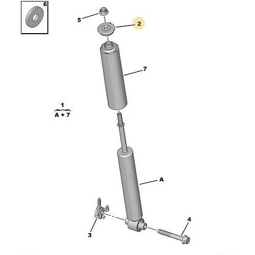Orijinal Arka Amortis�r Mafsal Ba�lant�s�    9822008280