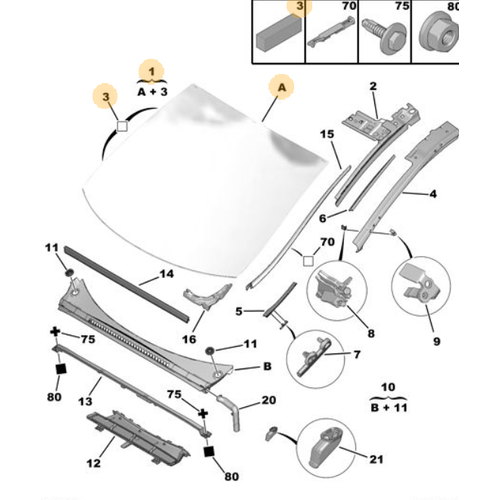 Orijinal n Cam Sensrl 3008 T84 5008 T87 1618181880