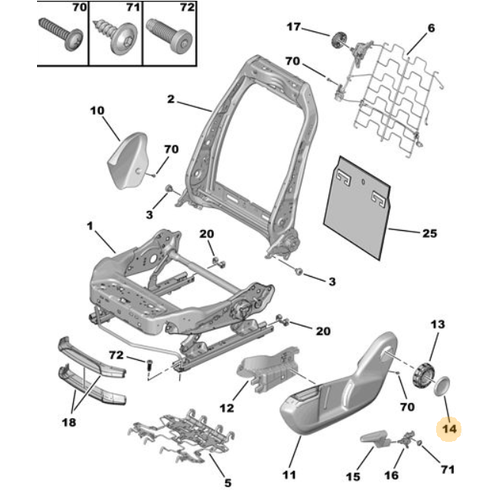 ORIJINAL SIRTLIK TUTMAK KAPAI 308 T9    16101691ZD