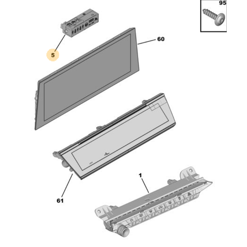 Orijinal Emniyet Kemeri kaz I 308 P5 408   98364837XU