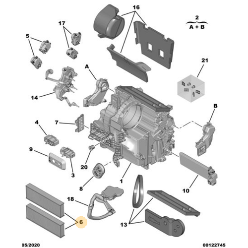 Orijinal 2008 Polen Filtresi P24E   9833351080