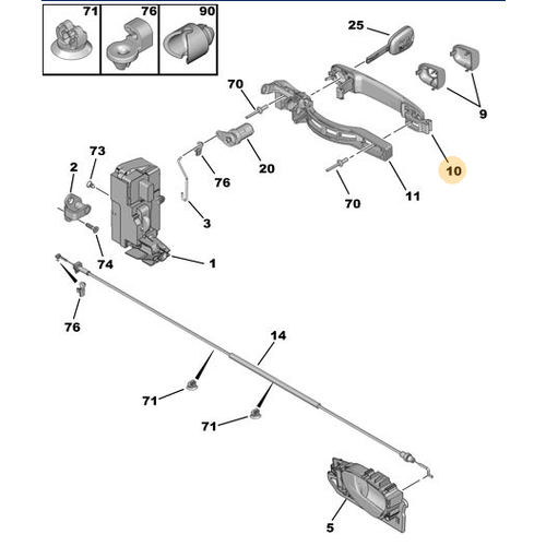 ORIJINAL 307 Kap� D�� A�ma Kolu    9101W3