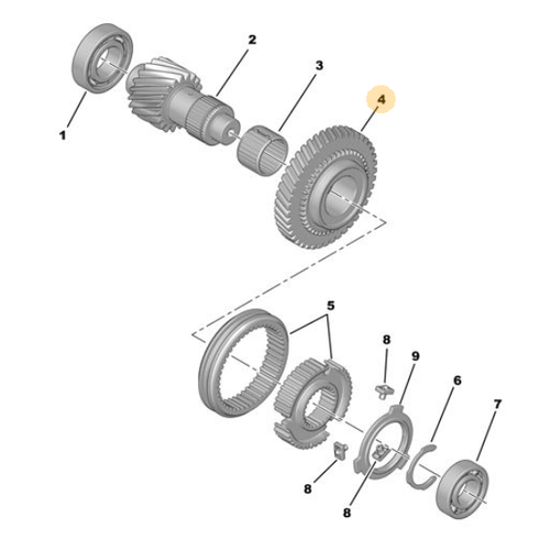 ORIJINAL GR DLS    2344E7 - 43DTS  ( 13X46X43)