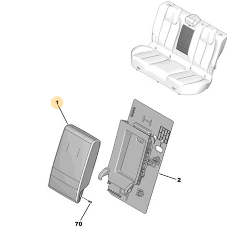 ORIJINAL ARKA KOLTUK KOLAK 308 P5   98343861ZD