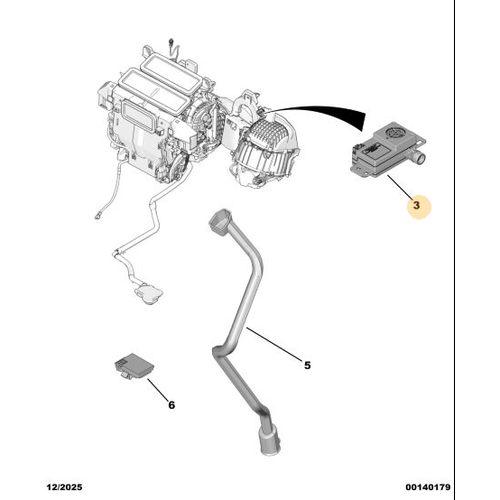 Orijinal Klima Hava Kalite Sens�r�  Peugeot - 5008 P74 GT  9831983580