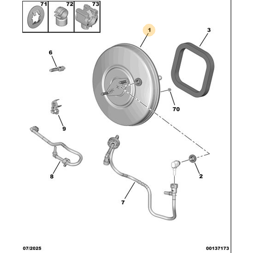 Orijinal Servofren / Westinghouse  3008 P64   9855466780