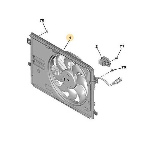 ORIJINAL FAN MOTORU    9836058380