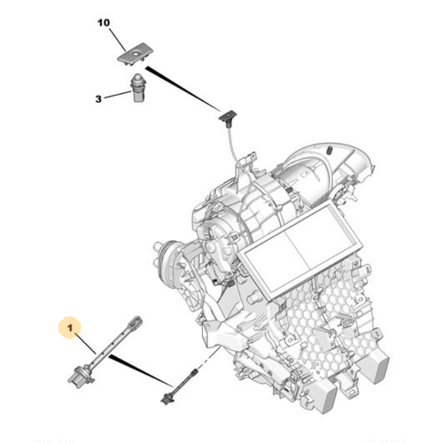 Orijinal  Evaporatr Sondas  207 208 2008 A94F   6445ZT