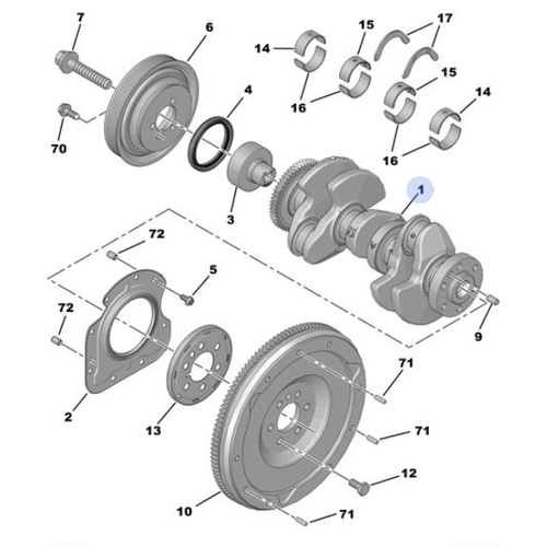 ORIJINAL KRANK ML   EB2 TURBOSUZ 1608518780