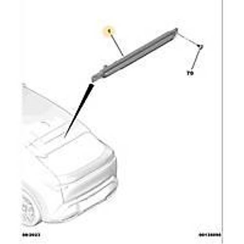 Orijinal Orta Stop Lambas�  3008 P64   9840197880