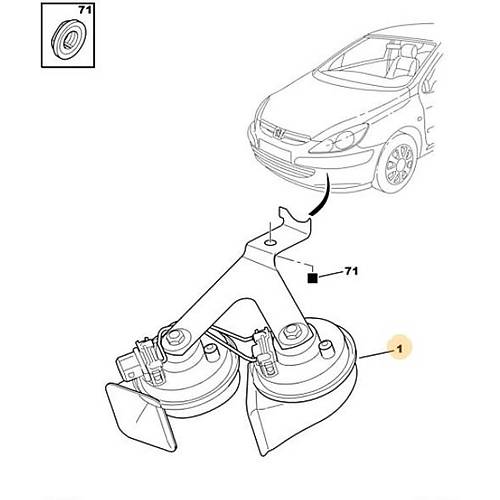 ORIJINAL 307 Korna  6236F8
