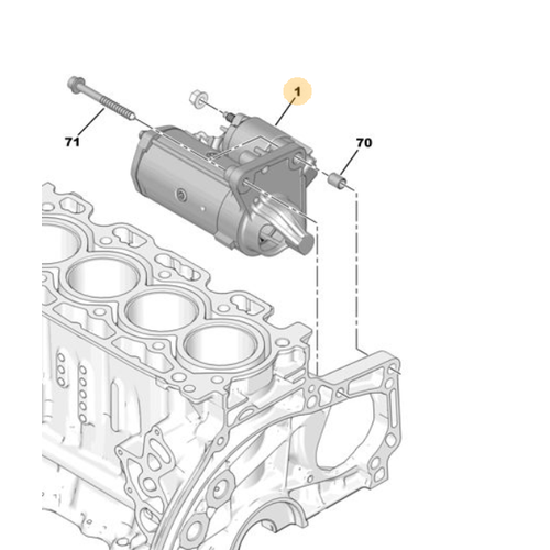 Orijinal Mar Motoru 207 208 308 T9 T7  2008 A94F    5802FG