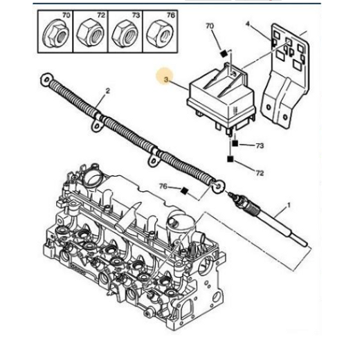 ORIJINAL 307 Is�tma R�le  598138