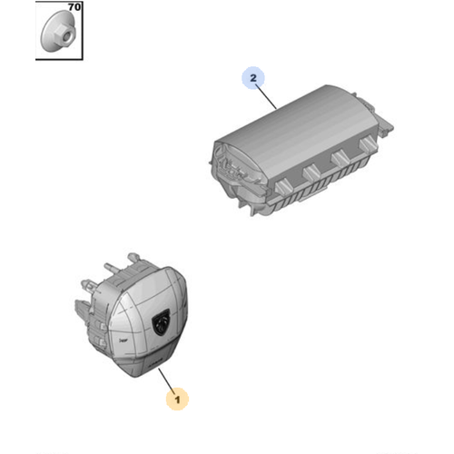 Orijinal Direksiyon Hava Yast 308 P5 408  98408609ZD