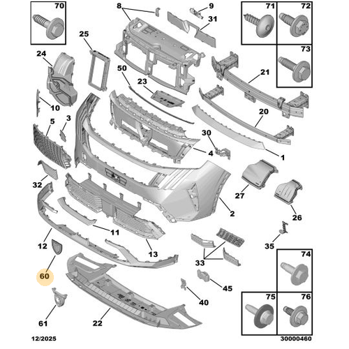 Orijinal Marka Amblemi    Peugeot - 5008 P74 GT    9840697980