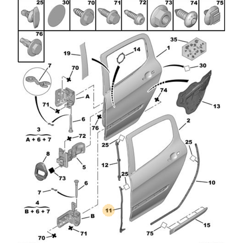 Orijinal Arka Kap Fitili Sa 308 T7   902594