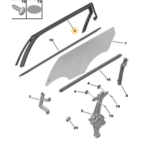 Orijinal  5008 Arka Cam Olu�u Sa� P87E  98136601Xt