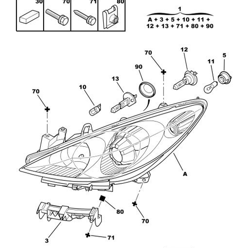 ORIJINAL 307 Sol Far   620886