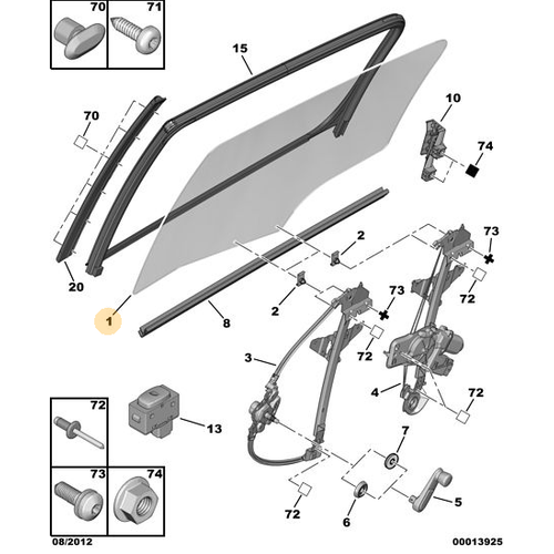 OR�J�NAL 307 Sol Arka Kap� Cam� 9203A5