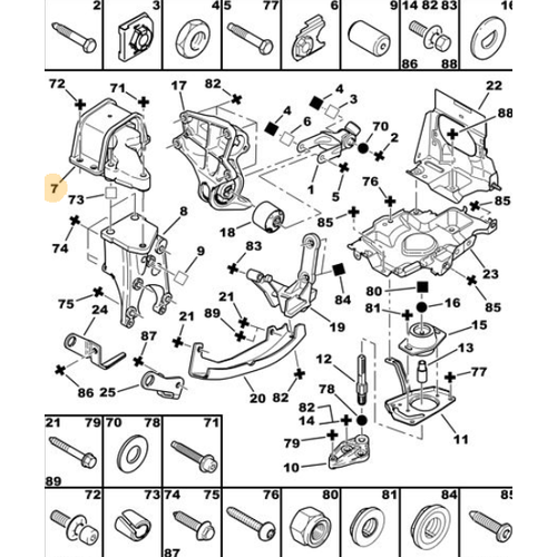 ORIJINAL 307 2.0 SA ST MOTOR KULAK     1839H6