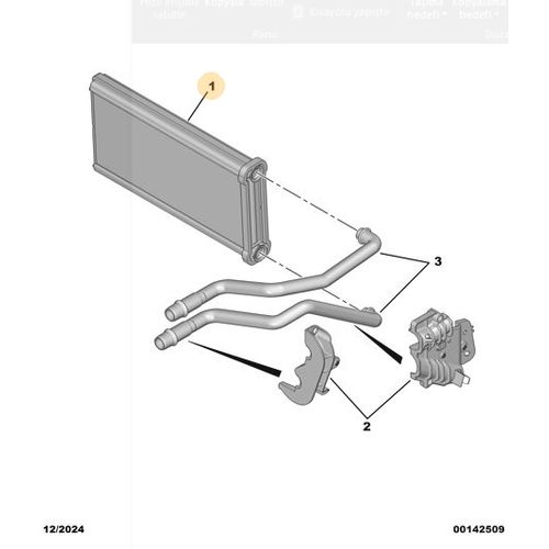 Orijinal Kalorifer Peti�i / Radyat�r�   Peugeot - 5008 P74 GT   9854109180