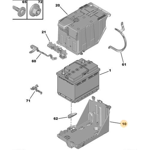 Orijinal Sigorta Kutusu Kapa 5008 T87  6500GS