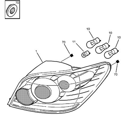 ORIJINAL 307 Sa� Stop  6351X0