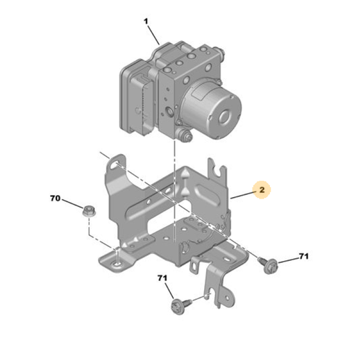 Orijinal Blok Mesnedi  308 P5 408   9818902280