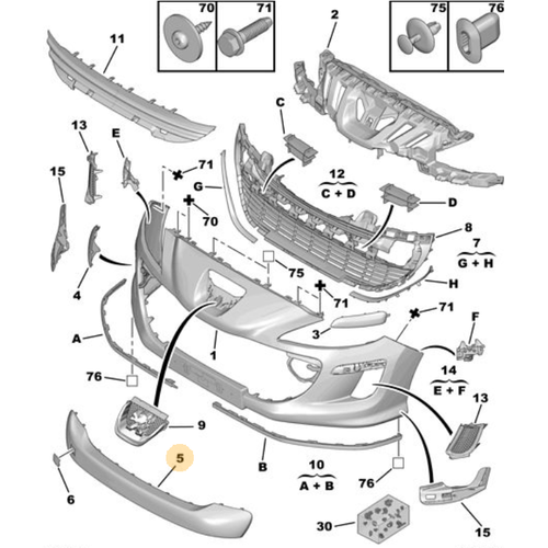 Orijinal n Tampon zeri Koruyucu 308 T7 7452QH