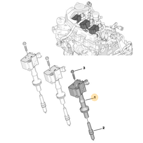 ORIJINAL 1.2 TURBO ATELEME BOBN    EB2DTS TURBO 9808653680