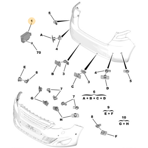 ORIJINAL ENGEL ALGILAMA ELEKTRONK KUTU  308 T9  1610803780