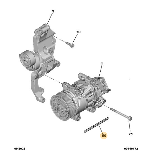 Orijinal So�utma Etiketi    Peugeot - 5008 P74 GT   9819702980