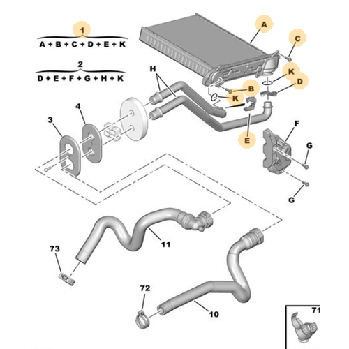 Orijinal Kalorifer Radyatr 308 T7   6448S4