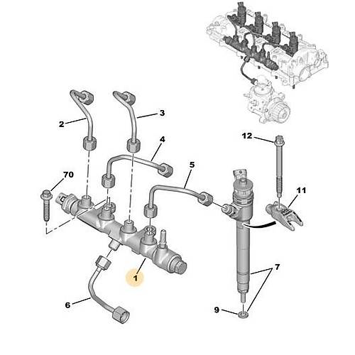 Orijinal Enjekt�r Besleme Rampas�    9821399680