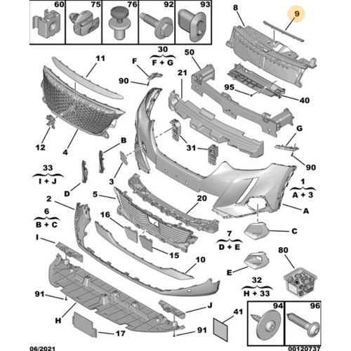 Orijinal 2008 Kaput Fitili P24E   9839872880