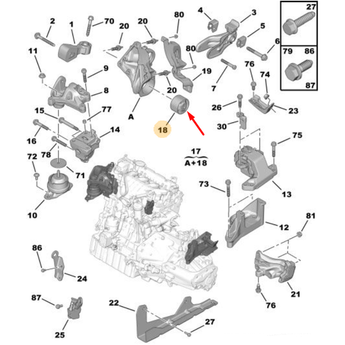 ORIJINAL ALT MOTOR KULAK BURCU  70MM 180921