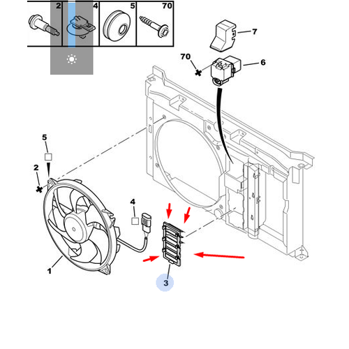 ORIJINAL FAN PANEL IZGARASI1308V4