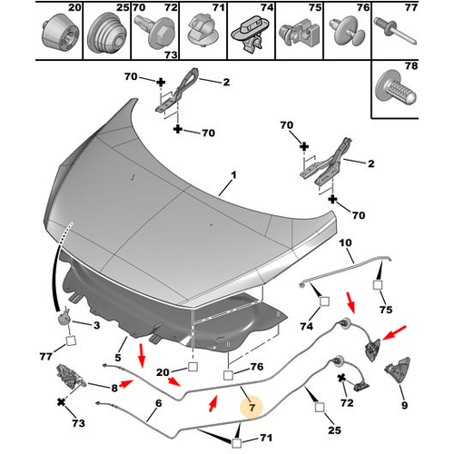ORIJINAL 307 Kaput A�ma Halat�  7937P6