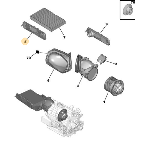 Orijinal Polen Filtresi Kapa 308 T7   6447KN