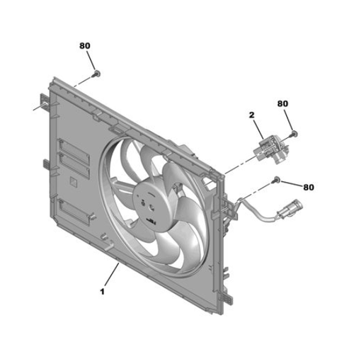 ORIJINAL 1.2 FAN MOTORU (EB2)   9832930080