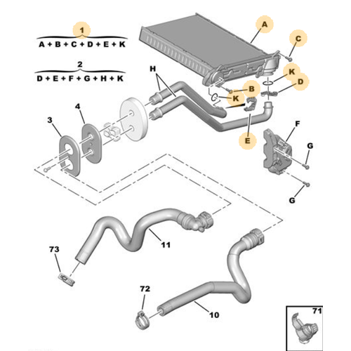 Orijinal Kalorifer Radyatr 308 T7    6448V6