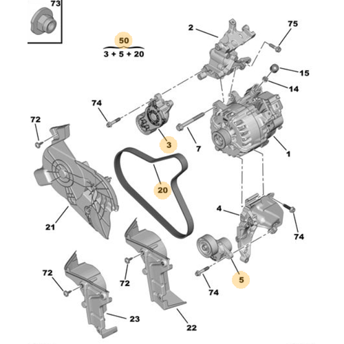 Orijinal Alternatr Makara Kay Takm 3008 P84E   1631481680